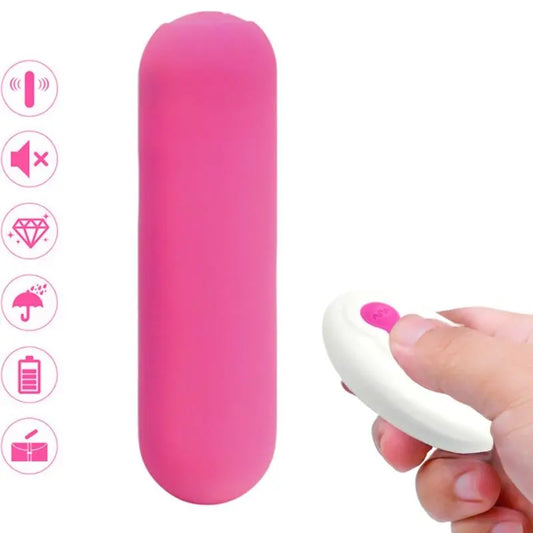 ARMONY - SPLASH JOIE BALA VIBRADORA SILICONA CONTROL REMOTO 10 VIBRACIONES 75 X 19 CM ROSA ARMONY STIMULATORS