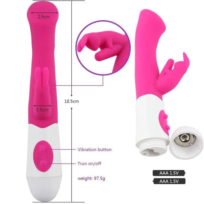 ARMONY - RABBIT VIBRADOR & ESTIMULADOR PUNTO G 10 VELOCIDADES ROSA ARMONY VIBRATORS