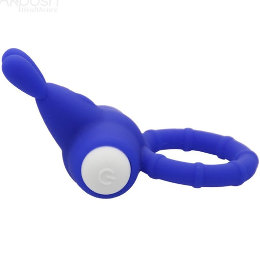 ARMONY - MS BUNNY ANILLO VIBRADOR SILICONA AZUL ARMONY FOR HIM