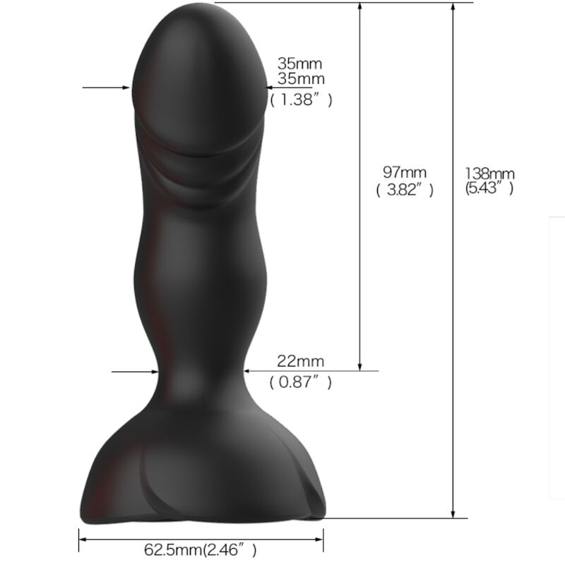 ARMONY - EXTREME A BLOOM ROSA VIBRADOR & PLUG ANAL CONTROL REMOTO NEGRO ARMONY ANAL