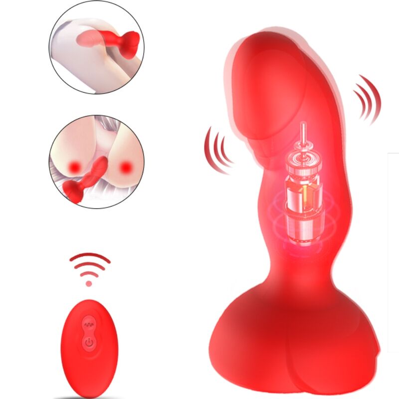 ARMONY - EXTREME A BLOOM ROSA VIBRADOR & PLUG ANAL CONTROL REMOTO ROJO ARMONY ANAL