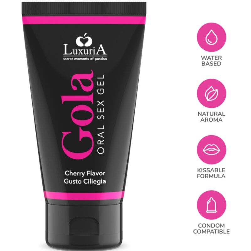 INTIMATELINE LUXURIA - GOLA GEL ORAL CEREZA 50 ML INTIMATELINE LUXURIA