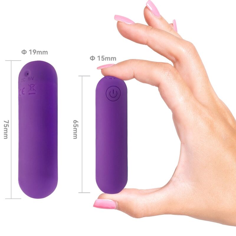 ARMONY - SPLASH HAHA BALA VIBRADORA SILICONA 10 VIBRACIONES 75 X 19 CM MORADO ARMONY STIMULATORS