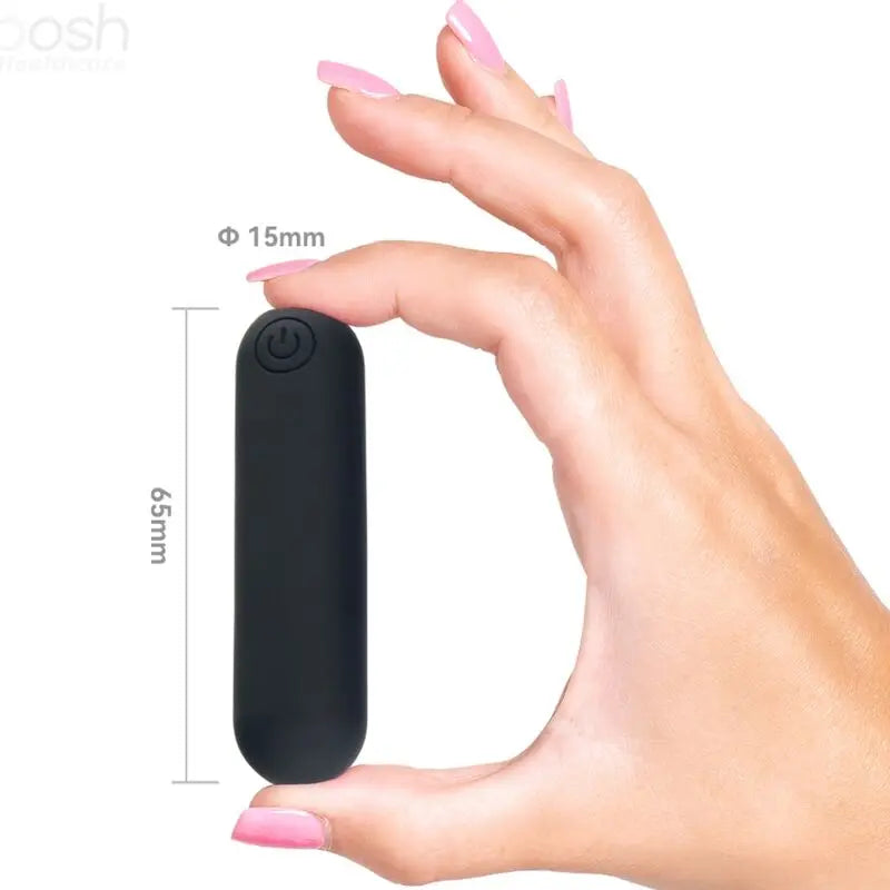 ARMONY - SPLASH JOLINE BALA VIBRADORA SILICONA CONTROL REMOTO 10 VIBRACIONES 65 X 15 CM NEGRO ARMONY STIMULATORS
