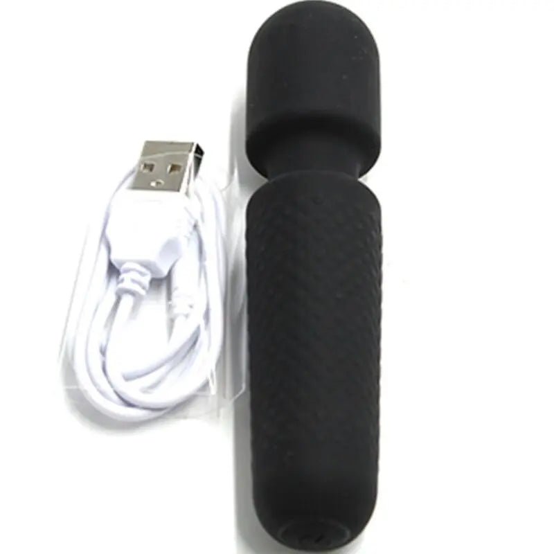 ARMONY - YOUR MAGIC MASAJEADOR & VIBRADOR RECARGABLE 10 VIBRACIONES SILICONA NEGRO ARMONY MASSAGERS