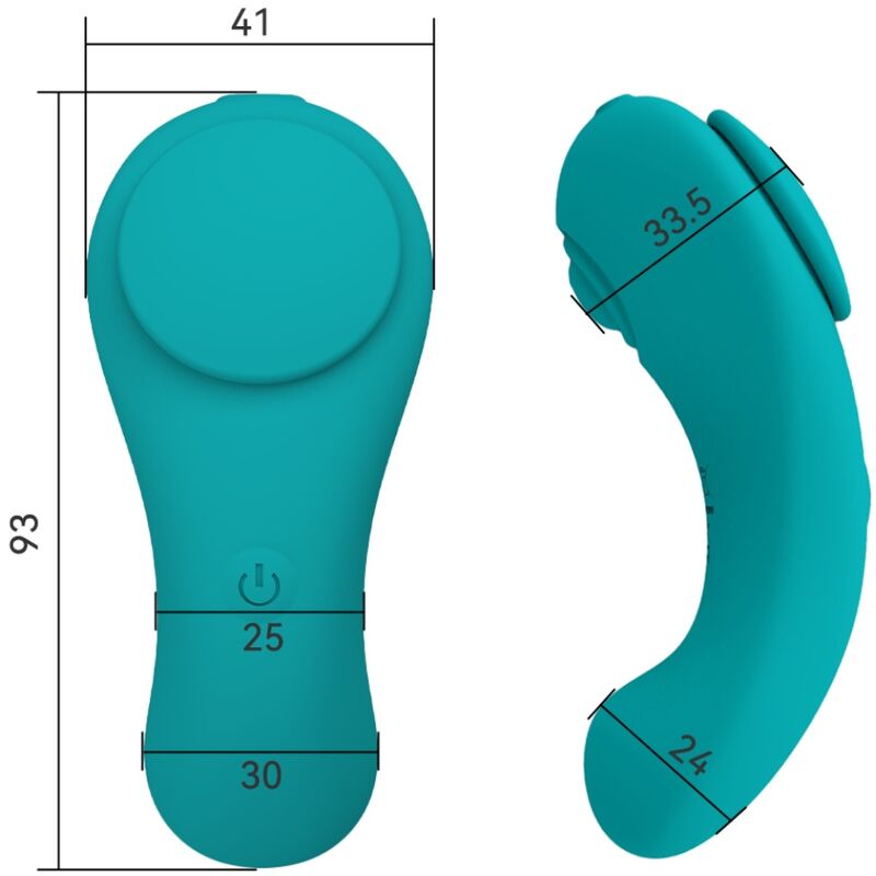 ARMONY - PLEASURE PANTY VIBRADOR CONTROL REMOTO 3 VELOCIDADES VERDE ARMONY WEARABLES