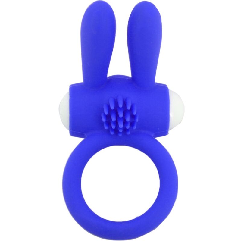 ARMONY - MR BUNNY ANILLO VIBRADOR SILICONA AZUL ARMONY FOR HIM