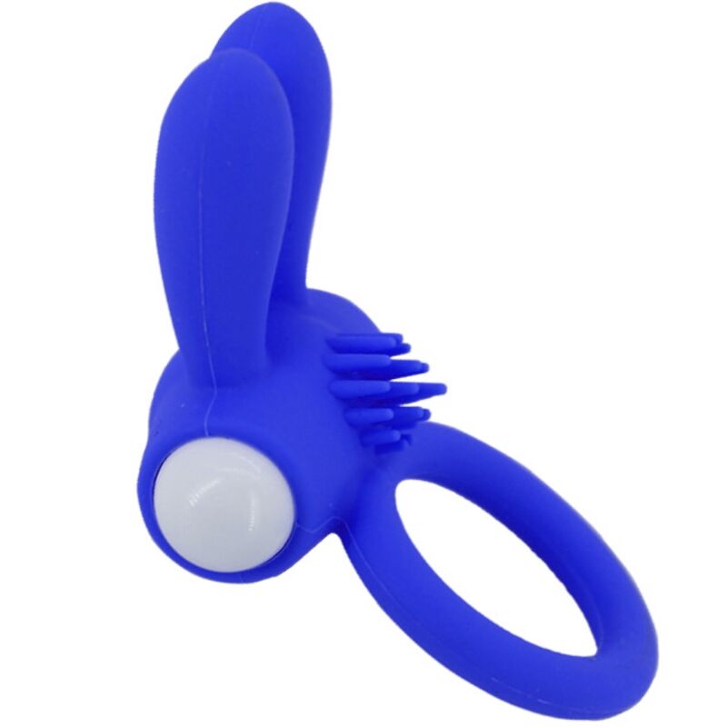 ARMONY - MR BUNNY ANILLO VIBRADOR SILICONA AZUL ARMONY FOR HIM