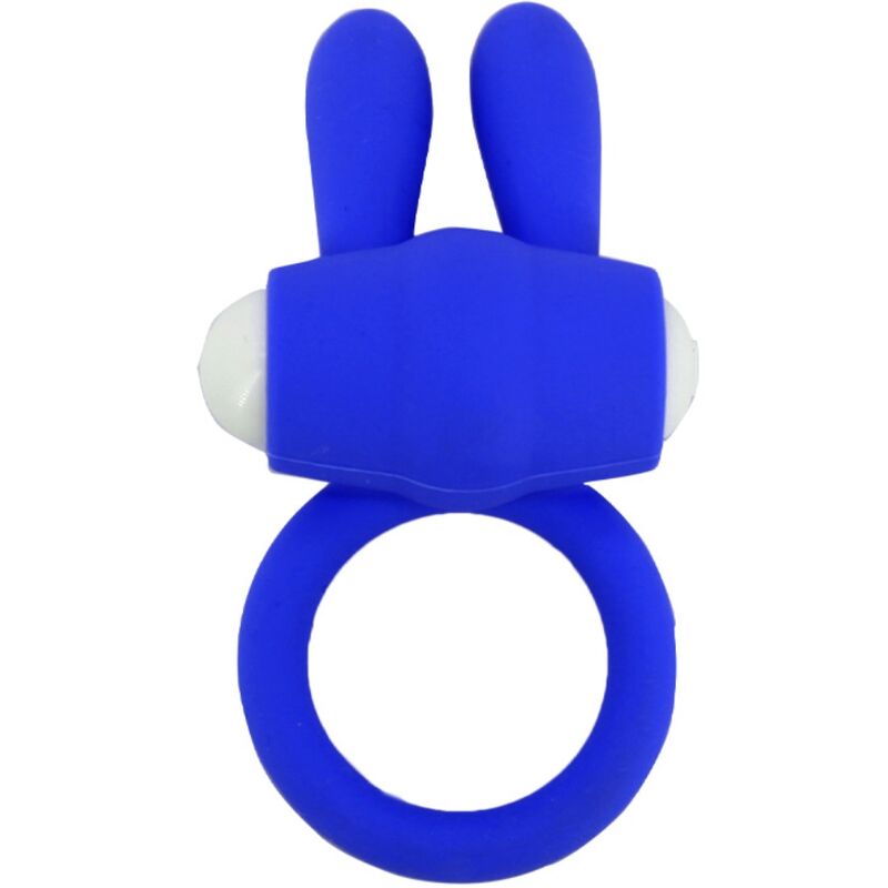 ARMONY - MR BUNNY ANILLO VIBRADOR SILICONA AZUL ARMONY FOR HIM