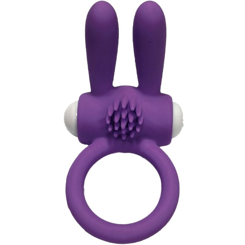 ARMONY - MR BUNNY ANILLO VIBRADOR SILICONA PURPLE ARMONY FOR HIM