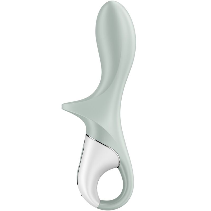 SATISFYER - AIR PUMP BOOTY 3 VIBRADOR ANAL INFLABLE VERDE GRIS SATISFYER VIBRATOR