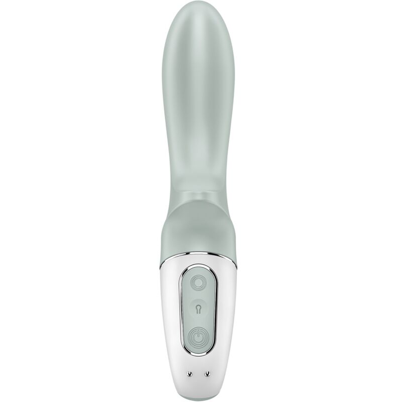 SATISFYER - AIR PUMP BOOTY 3 VIBRADOR ANAL INFLABLE VERDE GRIS SATISFYER VIBRATOR