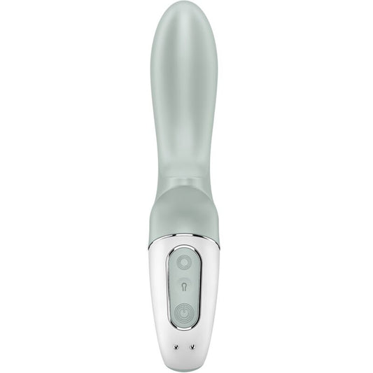 SATISFYER - AIR PUMP BOOTY 3 VIBRADOR ANAL INFLABLE VERDE GRIS SATISFYER VIBRATOR