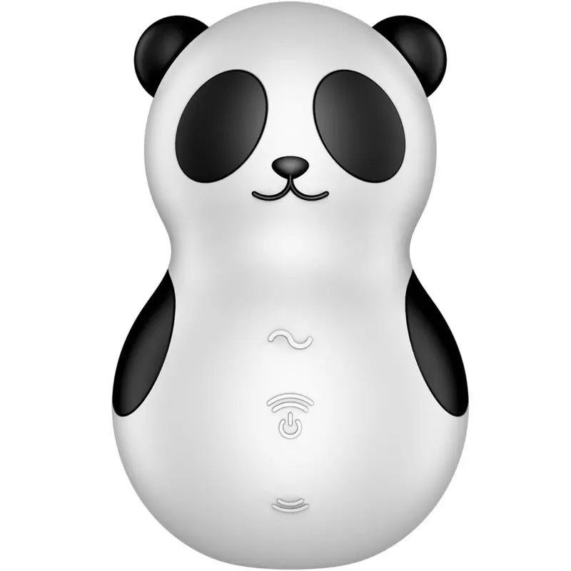 SATISFYER - POCKET PANDA ESTIMULADOR & VIBRADOR BLANCO Y NEGRO SATISFYER AIR PULSE