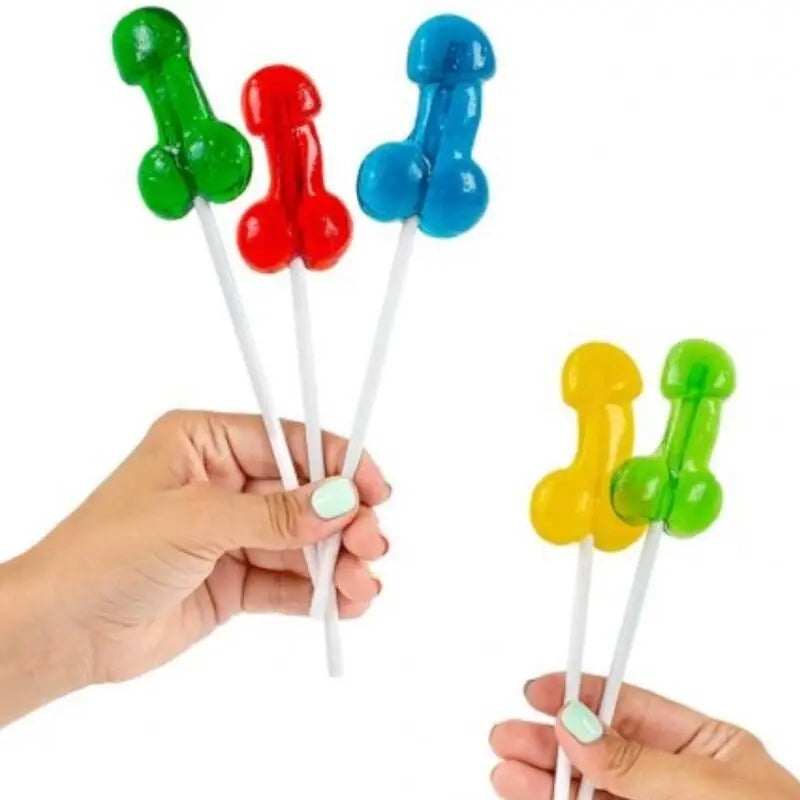 SECRETPLAY - EXPOSITOR SURTIDO PIRULETAS PENE CON ALCOHOL 40 UNIDADES SECRETPLAY COSMETIC