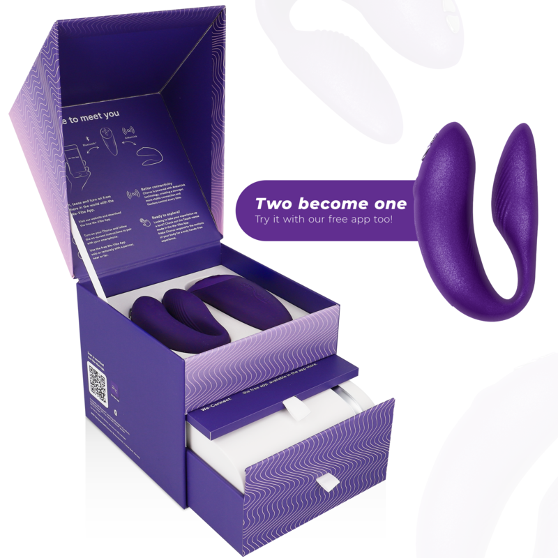 WE-VIBE - CHORUS VIBRADOR PAREJAS CON CONTROL SQUEEZE LILA WE-VIBE