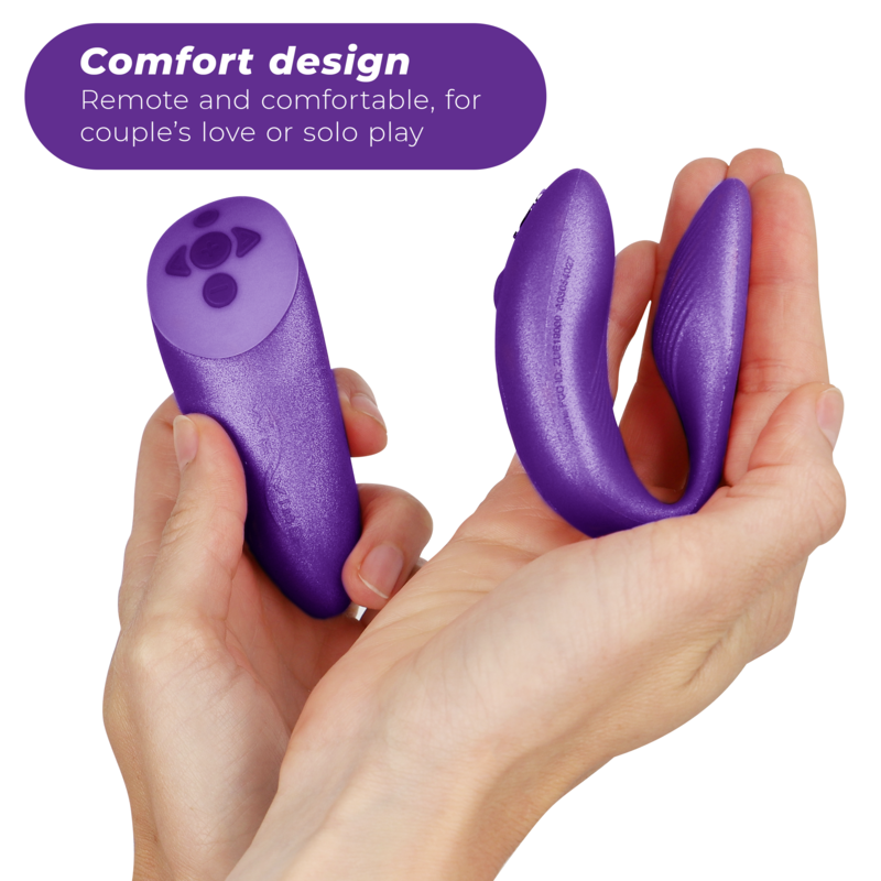 WE-VIBE - CHORUS VIBRADOR PAREJAS CON CONTROL SQUEEZE LILA WE-VIBE