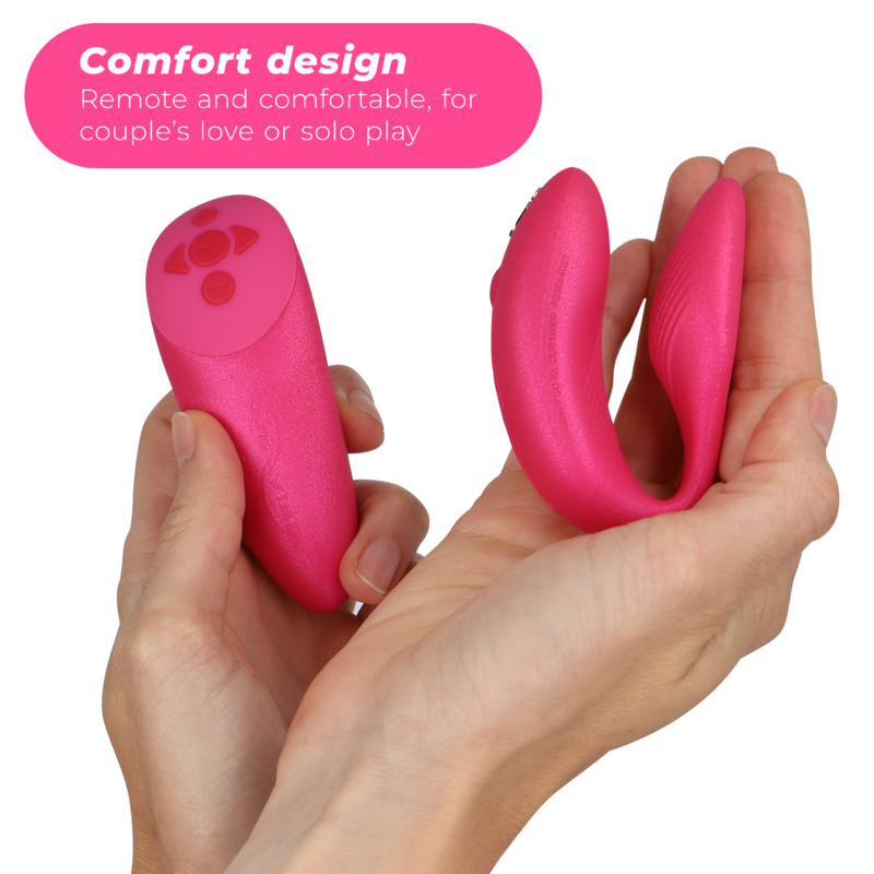 WE-VIBE - CHORUS VIBRADOR PAREJAS CON CONTROL SQUEEZE ROSA WE-VIBE