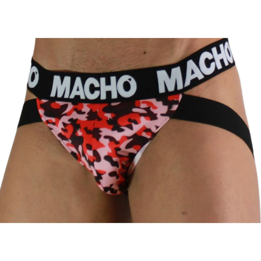 MACHO - MX28MV JOCK MILITAR VERDE S MACHO UNDERWEAR