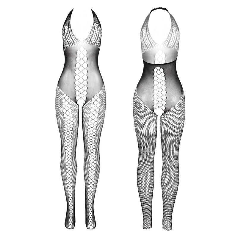 SUBBLIME - 951832 BODYSTOCKING ESPALDA ABIERTA Y DETALLES ENTRECRUZADOS NEGRO TALLA ÚNICA SUBBLIME BODYSTOCKINGS