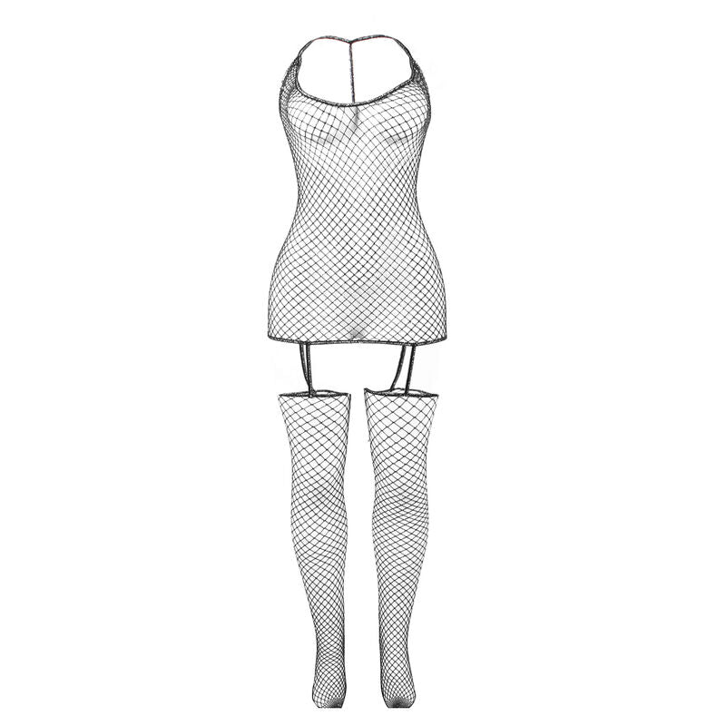 SUBBLIME - 951955 BODYSTOCKING DE REJILLA BRILLANTE TALLA ÚNICA SUBBLIME BODYSTOCKINGS