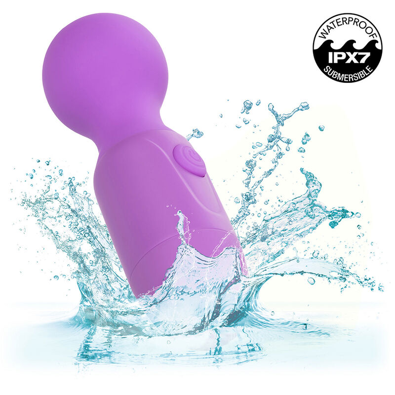 CALEXOTICS - FIRST TIME MASAJEADOR RECARGABLE 10 VIBRACIONES VIOLETA CALEXOTICS