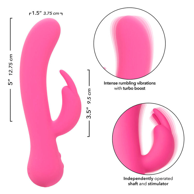 CALEXOTICS - FIRST TIME VIBRADOR RABBIT RECARGABLE ROSA CALEXOTICS