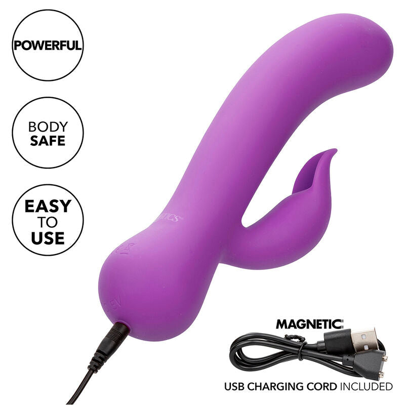 CALEXOTICS - FIRST TIME VIBRADOR COMPLACIENTE RECARGABLE MORADO CALEXOTICS