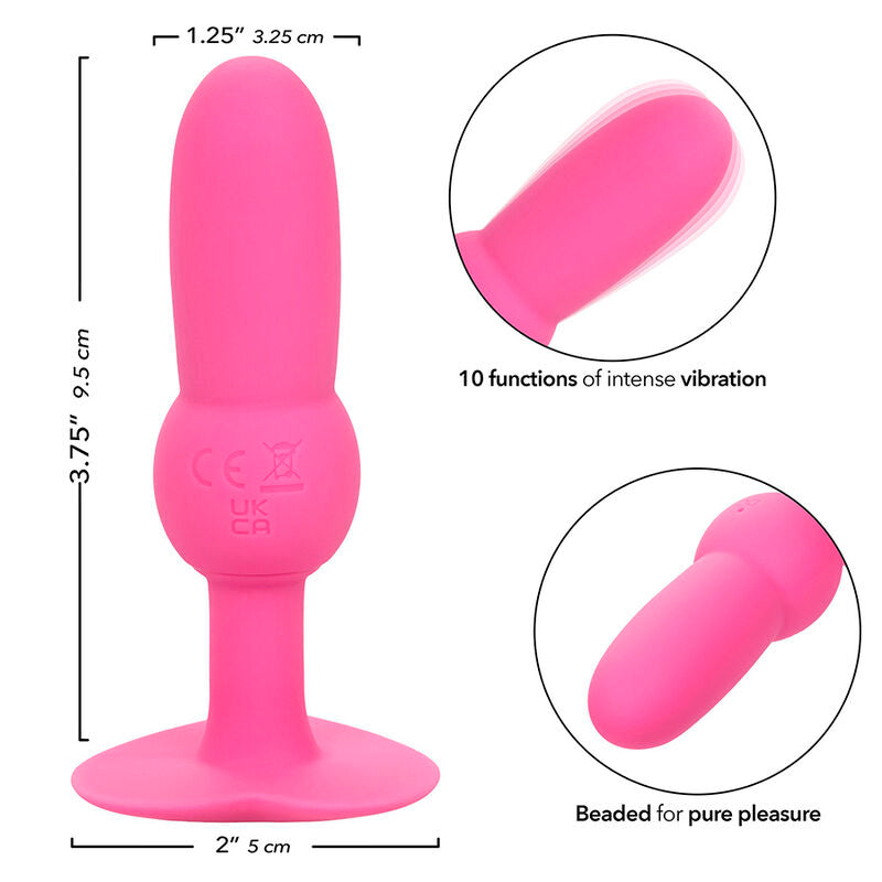 CALEXOTICS - FIRST TIME PLUG ANAL CON CUENCAS 10 VIBRACIONES ROSA CALEXOTICS