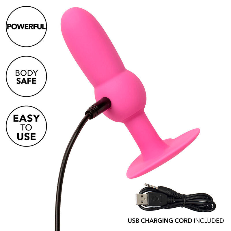 CALEXOTICS - FIRST TIME PLUG ANAL CON CUENCAS 10 VIBRACIONES ROSA CALEXOTICS