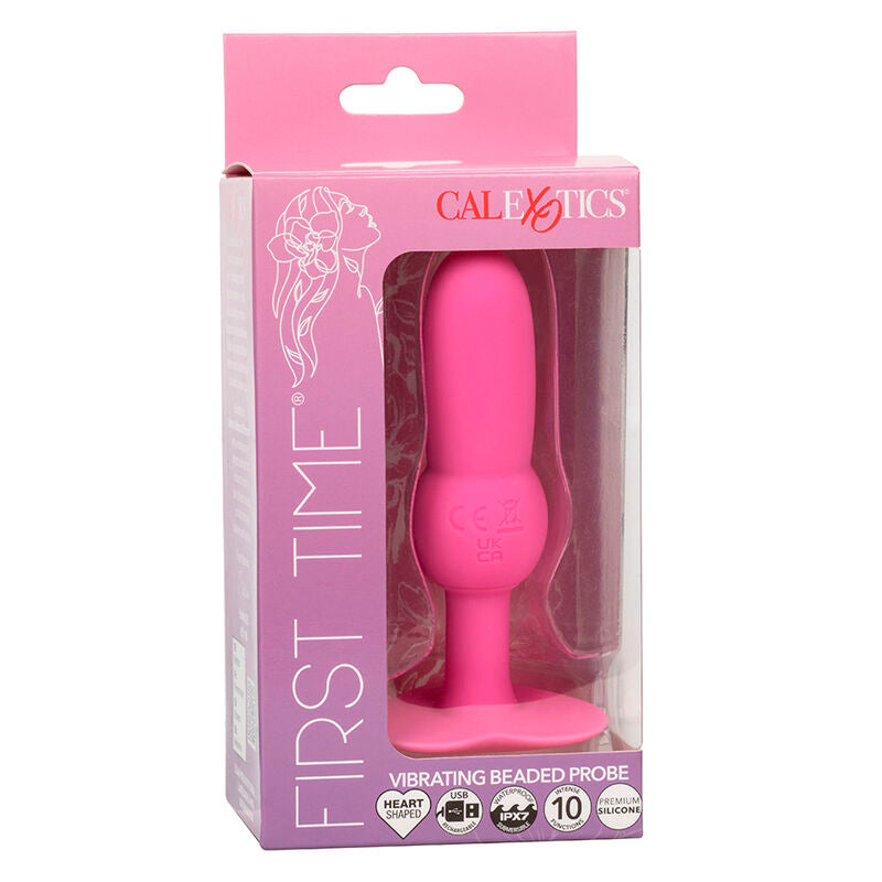 CALEXOTICS - FIRST TIME PLUG ANAL CON CUENCAS 10 VIBRACIONES ROSA CALEXOTICS