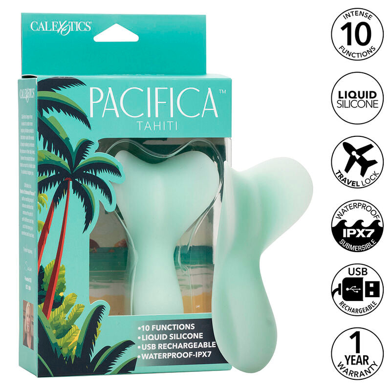 CALEXOTICS - PACIFICA TAHITI ESTIMULADOR 10 FUNCIONES AQUA CALEXOTICS