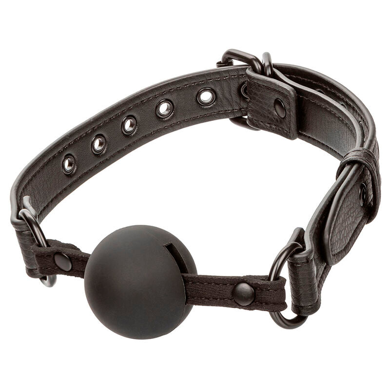CALEXOTICS - NOCTURNAL MORDAZA DE BOLA SILICONA NEGRO CALEXOTICS