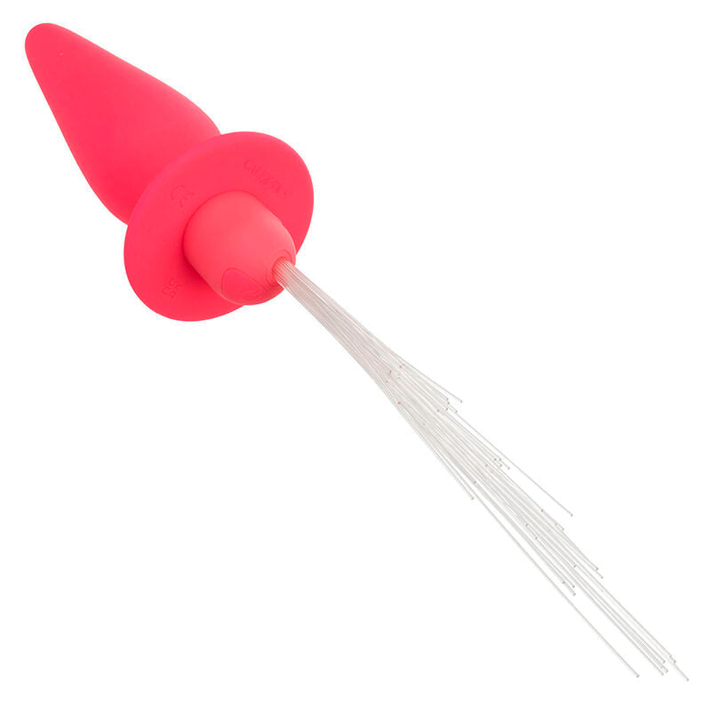 CALEXOTICS - SOUTHERN LIGHTS LIGHT UP PLUG ANAL CON LUCES 10 VIBRACIONES SILICONA ROSA CALEXOTICS