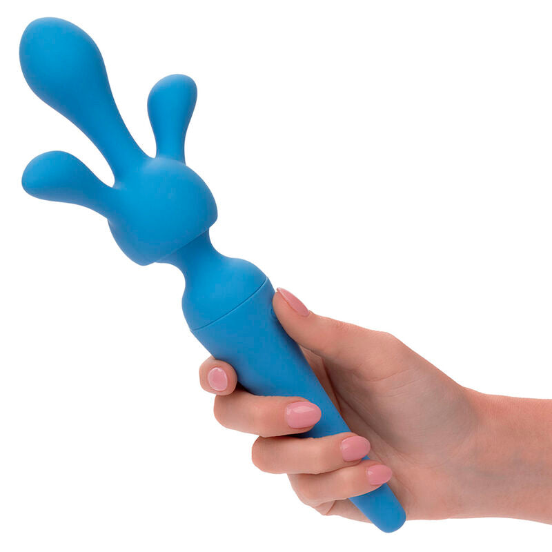 CALEXOTICS - COUTURE KIT VIBRADOR WAND 10 VIBRACIONES AZUL CALEXOTICS
