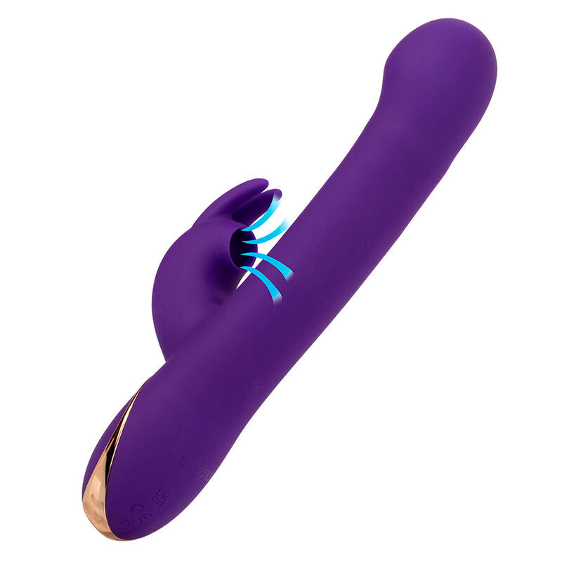 CALEXOTICS - JACK VIBRADOR RABBIT Y ESTIMULADOR 7 NIVELES DE VIBRACIÓN Y SUCCIÓN AZUL CALEXOTICS