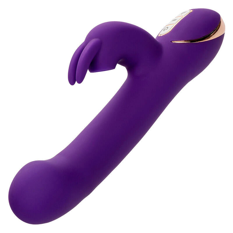 CALEXOTICS - JACK VIBRADOR RABBIT Y ESTIMULADOR 7 NIVELES DE VIBRACIÓN Y SUCCIÓN AZUL CALEXOTICS