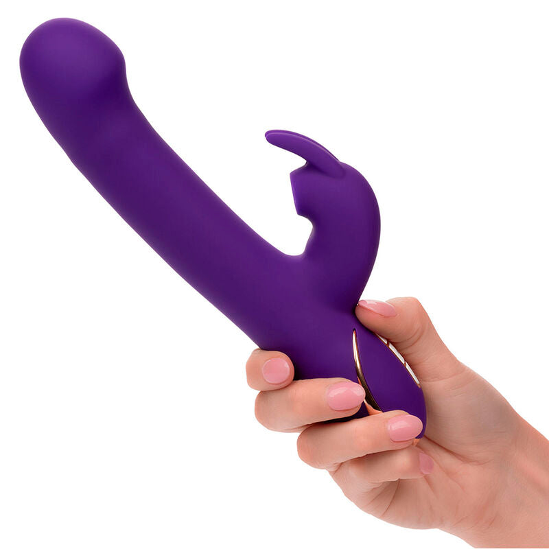 CALEXOTICS - JACK VIBRADOR RABBIT Y ESTIMULADOR 7 NIVELES DE VIBRACIÓN Y SUCCIÓN AZUL CALEXOTICS