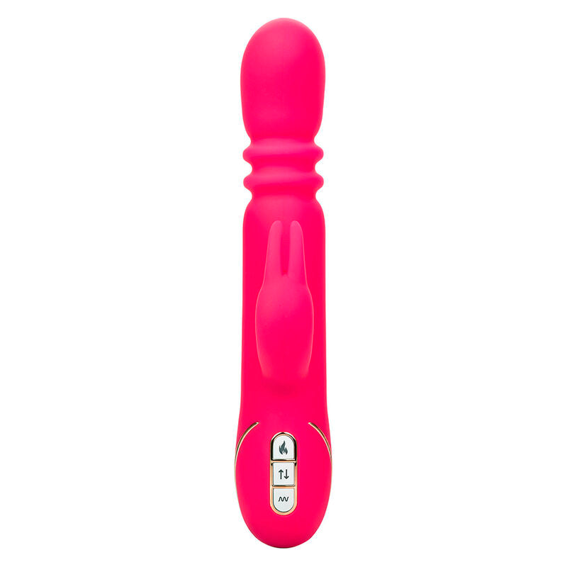 CALEXOTICS - JACK FANTASY TRIPLE VIBRADOR CALENTABLE RABBIT ROSA CALEXOTICS