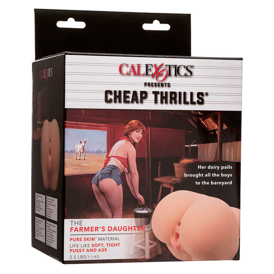 CALEXOTICS - THE FARMERS DAUGHTER DOBLE MASTURBADOR REALÍSTICO NATURAL CALEXOTICS