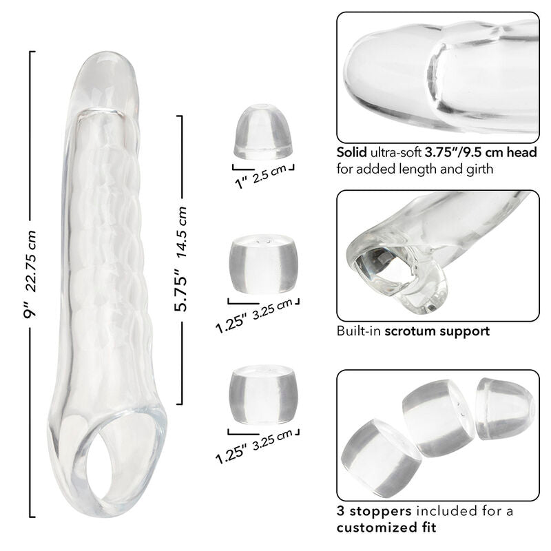 CALEXOTICS - MAXX EXTENSOR DE PENE AJUSTABLE TRANSPARENTE CALEXOTICS