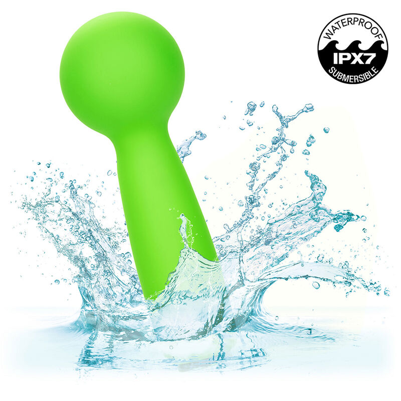 CALEXOTICS - NEON VIBES THE BUBBLY VIBE MINI MASAJEADOR 10 VIBRACIONES VERDE CALEXOTICS