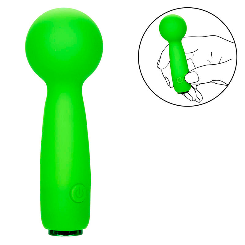 CALEXOTICS - NEON VIBES THE BUBBLY VIBE MINI MASAJEADOR 10 VIBRACIONES VERDE CALEXOTICS
