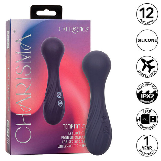 CALEXOTICS - CHARISMA TEMPTATION MASAJEADOR 12 FUNCIONES MORADO CALEXOTICS