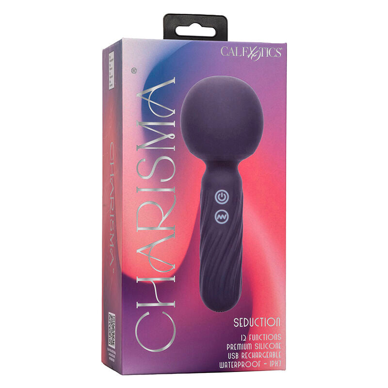 CALEXOTICS - CHARISMA SEDUCTION MASAJEADOR 12 FUNCIONES 17,75 CM X 6,25 CM MORADO CALEXOTICS