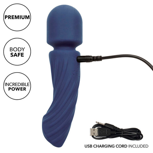 CALEXOTICS - CHARISMA ALLURE MASAJEADOR DOBLE MOTOR 12 FUNCIONES 17,25 CM X 4,5 CM MORADO CALEXOTICS