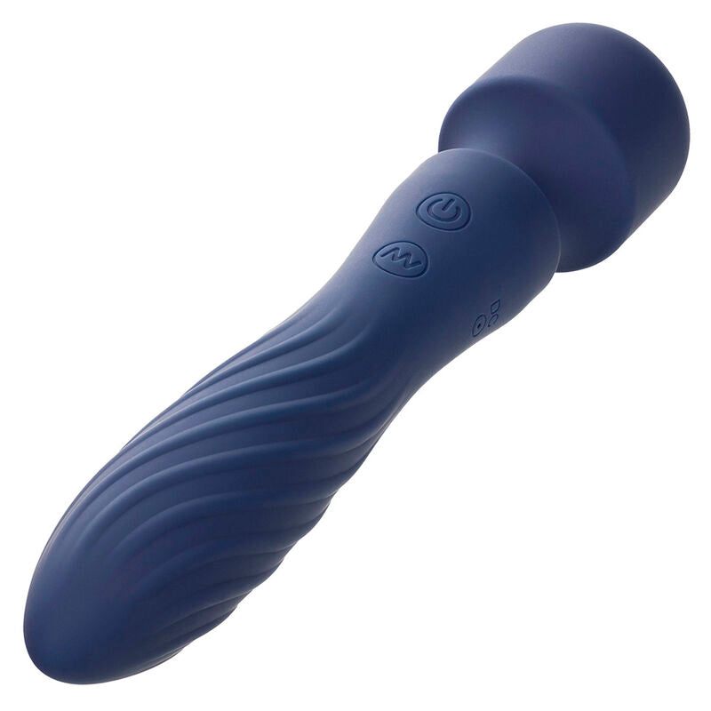 CALEXOTICS - CHARISMA MYSTIQUE MASAJEADOR DOBLE MOTOR 12 FUNCIONES 21,5 CM X 4,5 CM MORADO CALEXOTICS