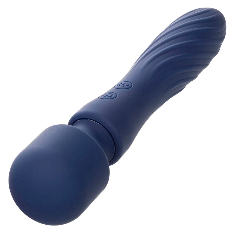 CALEXOTICS - CHARISMA MYSTIQUE MASAJEADOR DOBLE MOTOR 12 FUNCIONES 21,5 CM X 4,5 CM MORADO CALEXOTICS