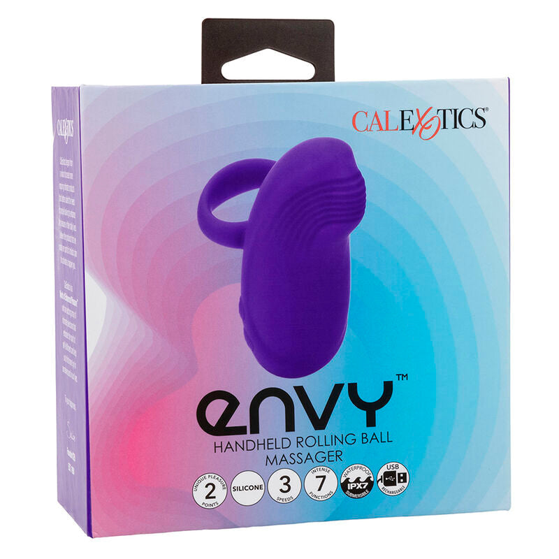 CALEXOTICS - ENVY MASAJEADOR DE BOLA RODANTE 7 VIBRACIONES MORADO CALEXOTICS