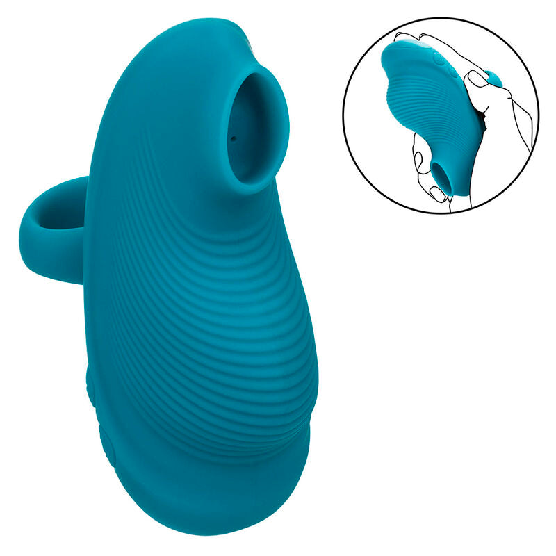 CALEXOTICS - ENVY MASAJEADOR DE BOLA RODANTE 7 VIBRACIONES AZUL CALEXOTICS